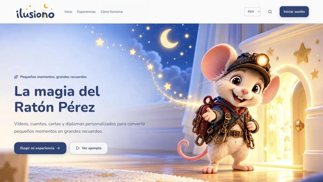 Captura del proyecto: Experiencias personalizadas