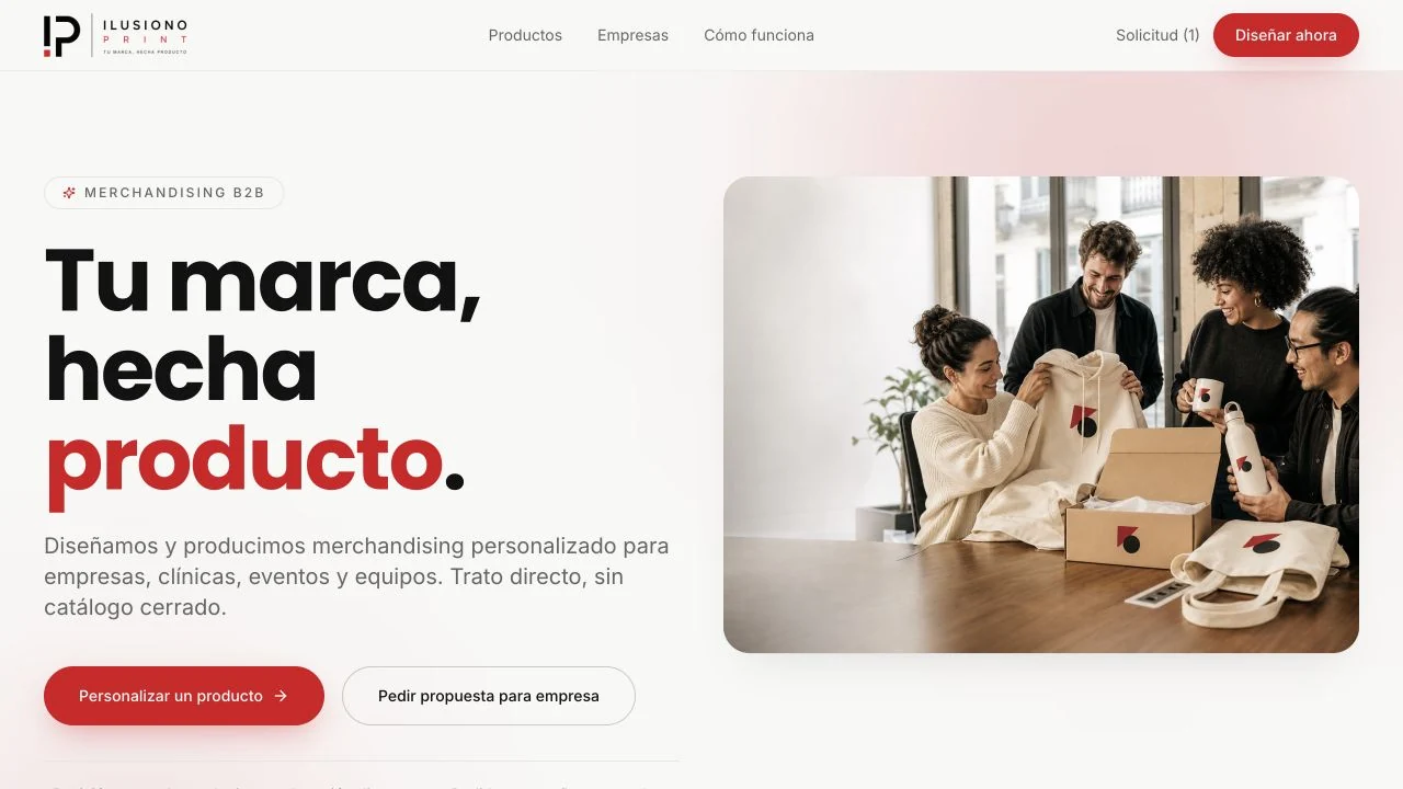 Captura del proyecto: Ilusiono Print